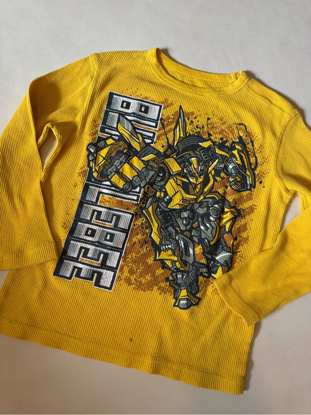 Transformer Bumbleebee Waffle Long Sleeve